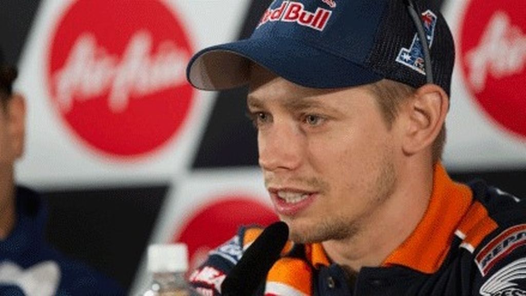 Casey Stoner, en la rueda de prensa previa al GP de Japón