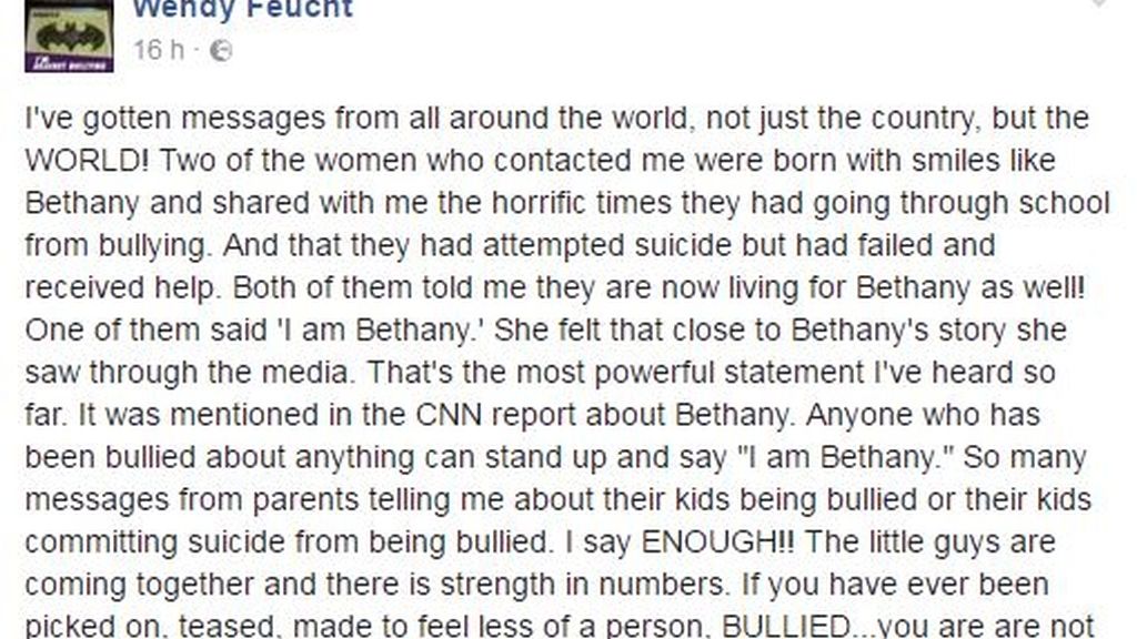La madre de la niña que se ha suicidado por bullying agradece el apoyo