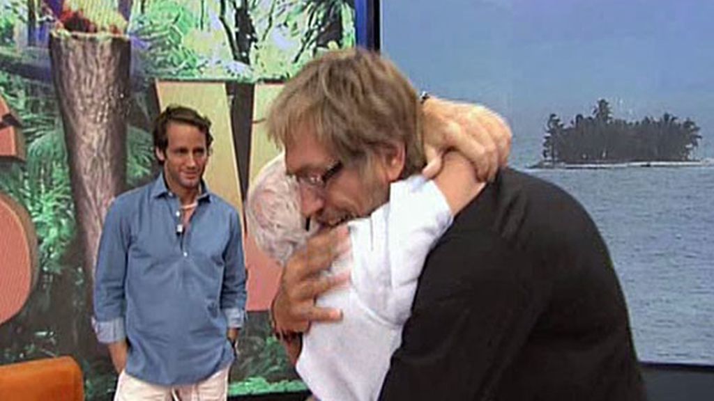 Santi se reencuentra con sus compañeros de aventura