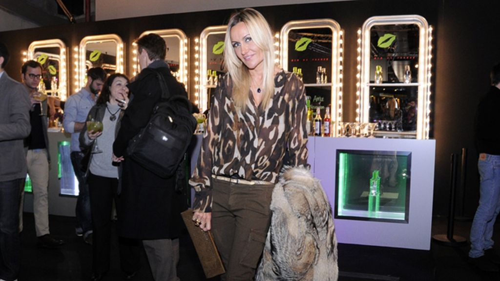 Clara Courel acudió con una blusa animal print de Roberto Verino