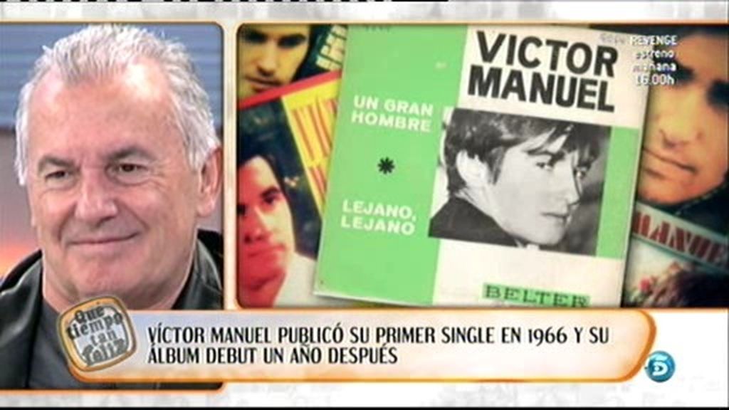 La carrera de Víctor Manuel, en imágenes