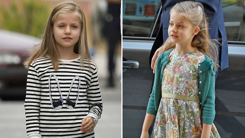 Ocho años con sus trenzas en el pelo