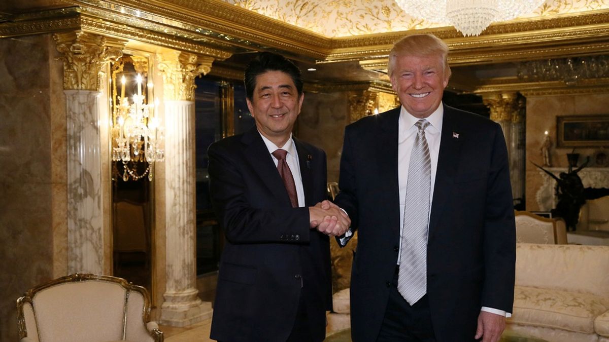 Shinzo Abe y Donald Trump se reúnen en Nueva York