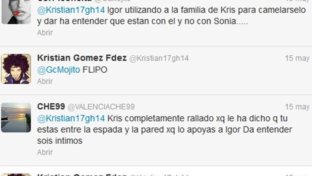 Kris e Igor, el hermanísimo