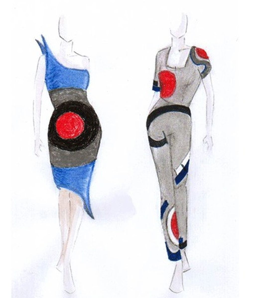 Los bocetos para el estilismo de Mercedes Milá en GH 12