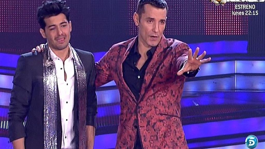 El artista cantó 'Hoy tengo ganas de ti'
