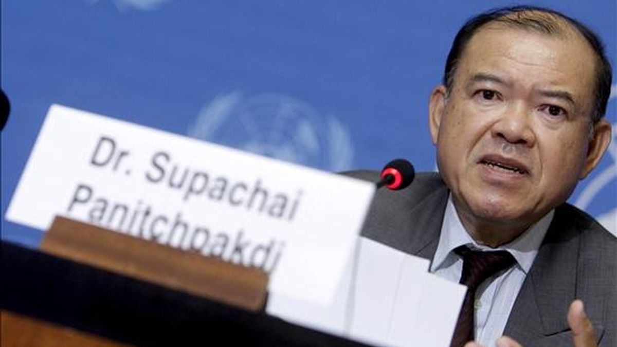 El secretario general de la Conferencia de Naciones Unidas para el Comercio y el Desarrollo, el tailandés Supachai Panitchpakdi. EFE/Archivo