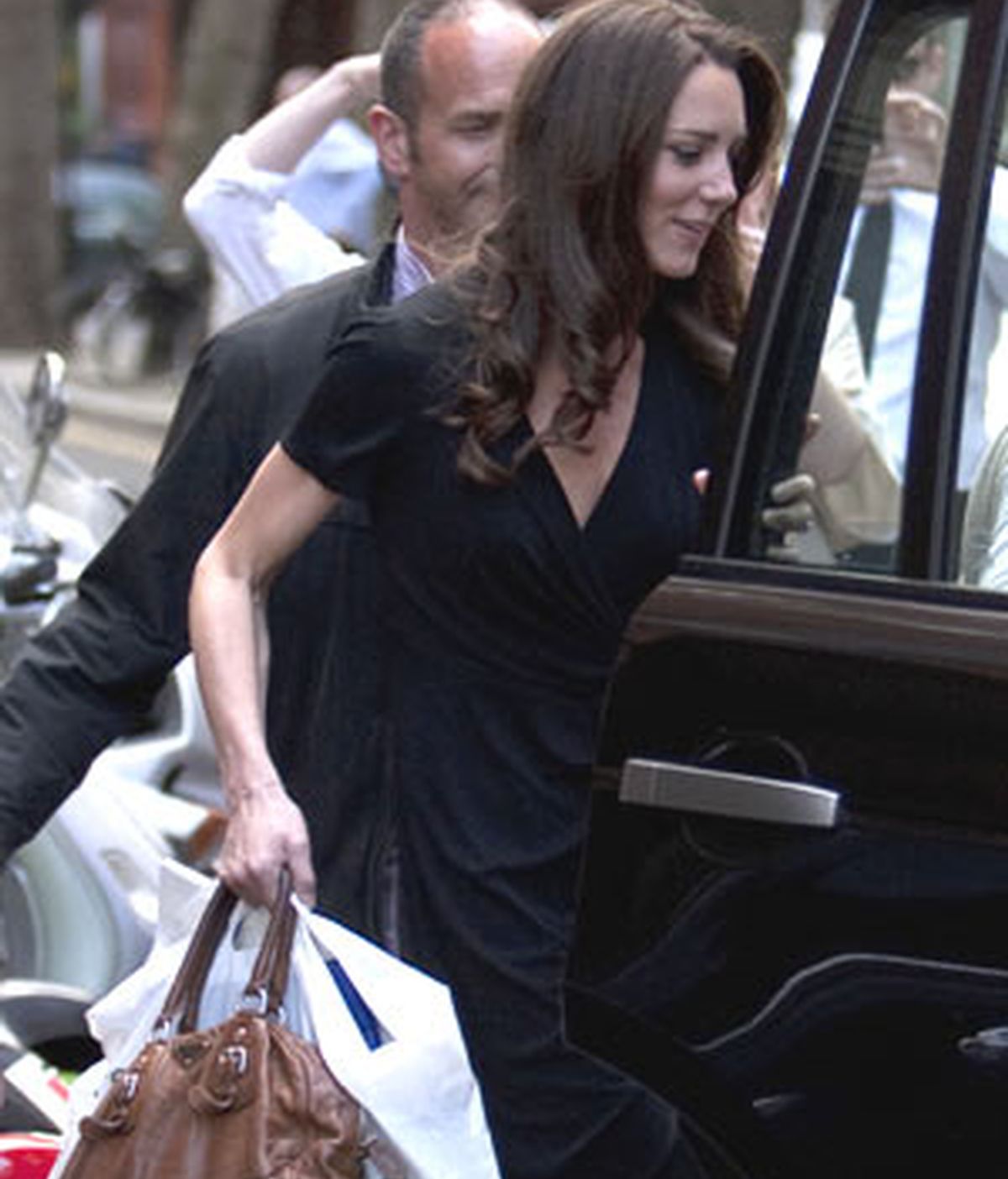 Kate Middleton, en una de sus últimas salidas de compras por Londres antes de su enlace matrimonial. Foto: