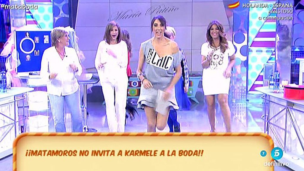 Todas descalzas echan a correr tras conocer que Paz no está invitada