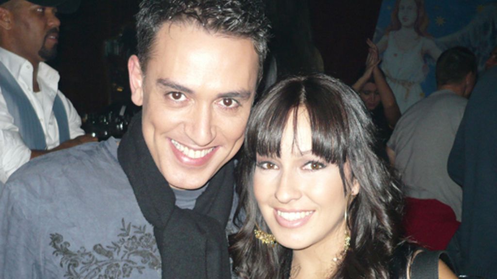 Kiko y Gisela en la fiesta