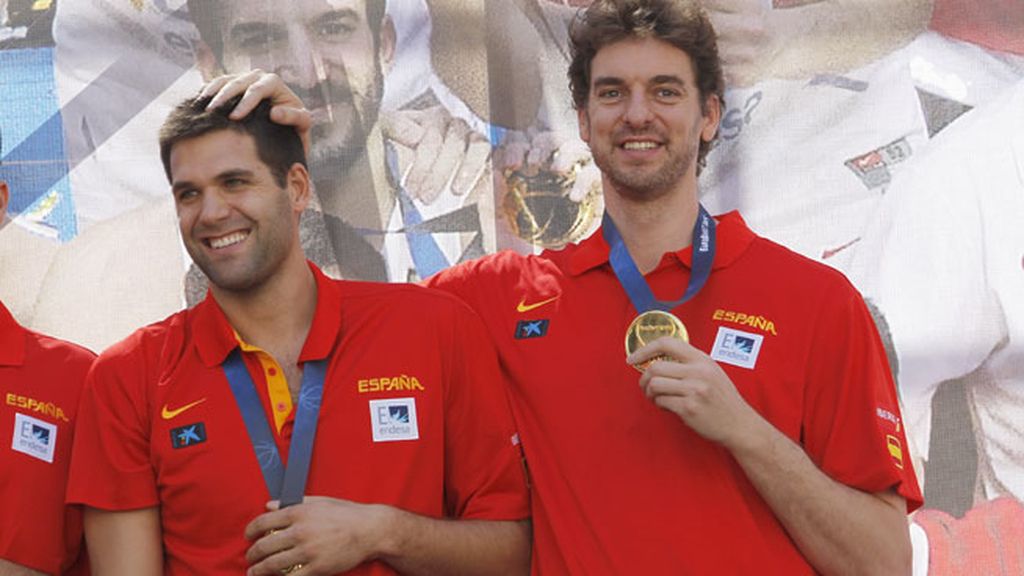 España celebra su  Eurobasket