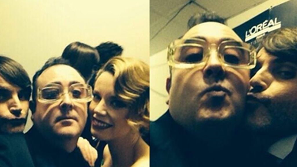 Fernando Tejero, Carlos Areces y Carolina Bang pasando el tiempo