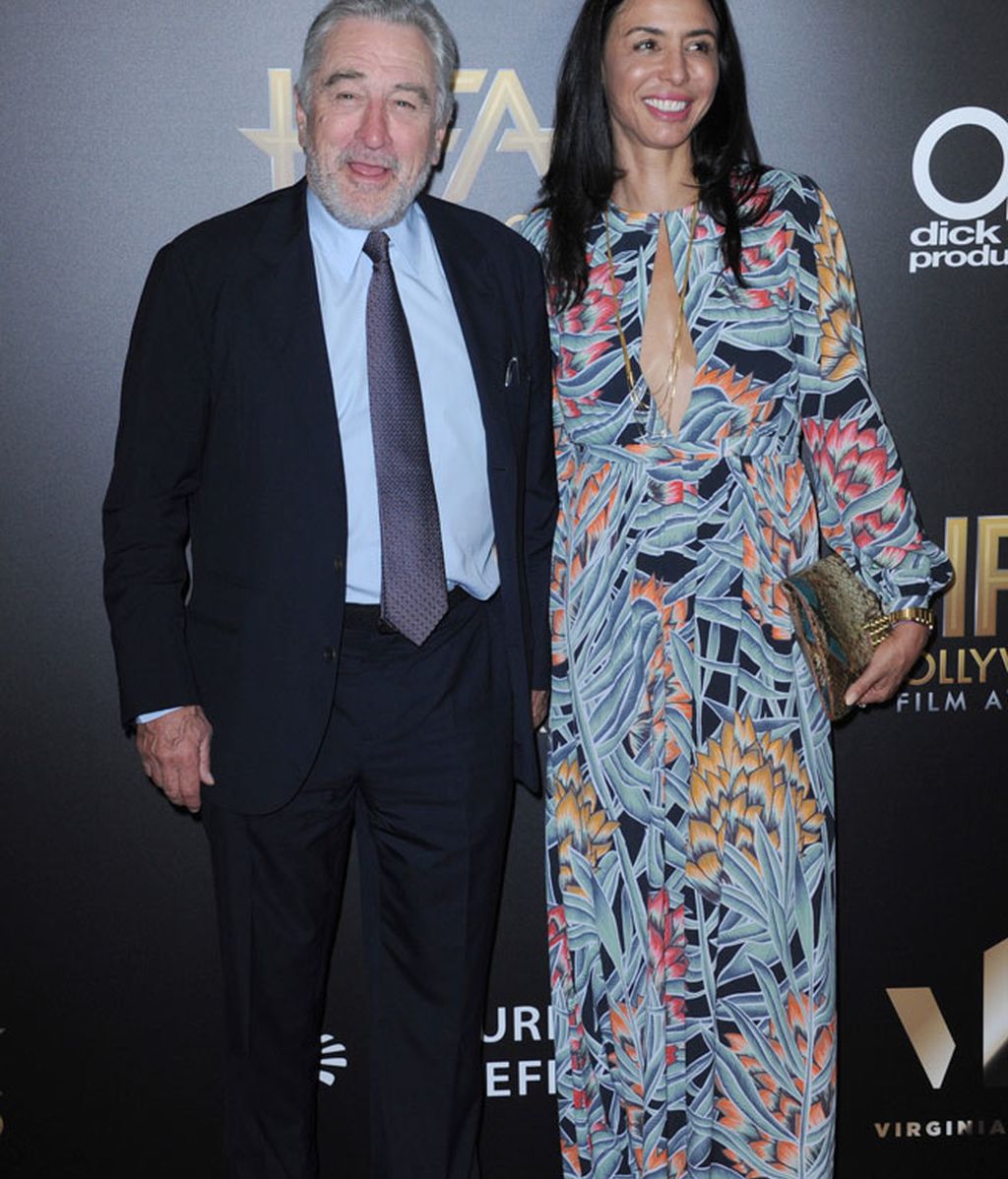 Robert De Niro acompañado de su hija Drena De Niro, que apostó por el estampado
