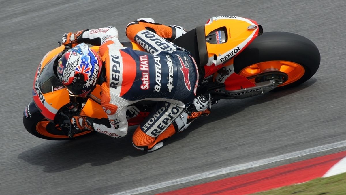 Casey Stoner, rodando en Sepang