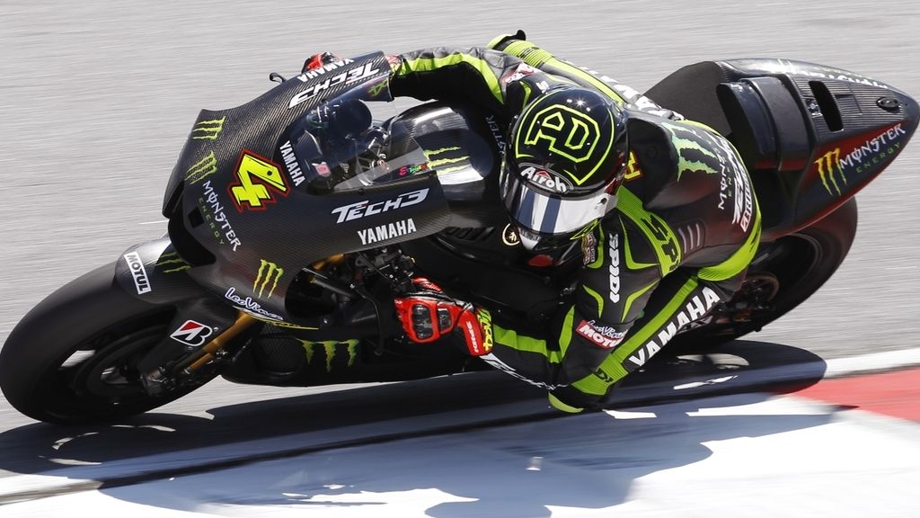 Andrea Dovizioso, rodando en Sepang