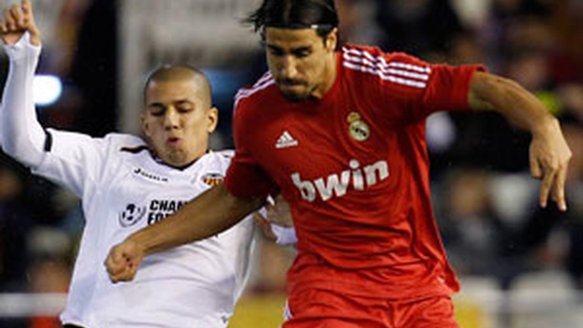 Khedira durante el partido del Real Madrid ante el Valencia. Foto: GTres