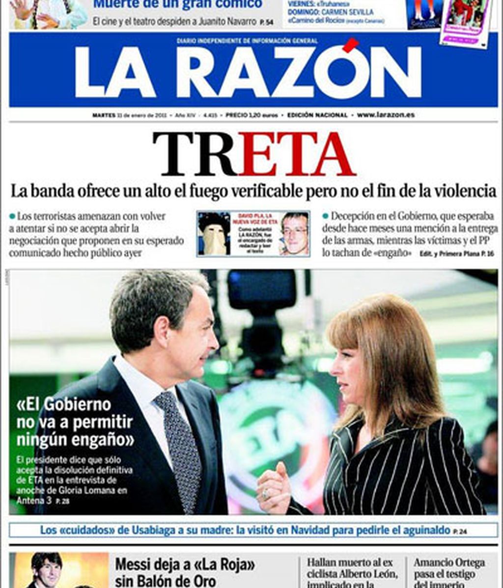 "Messi deja a La Roja sin Balón de Oro"