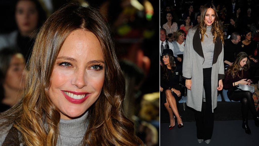 Estefanía Luyk en el desfile de Juana Martín