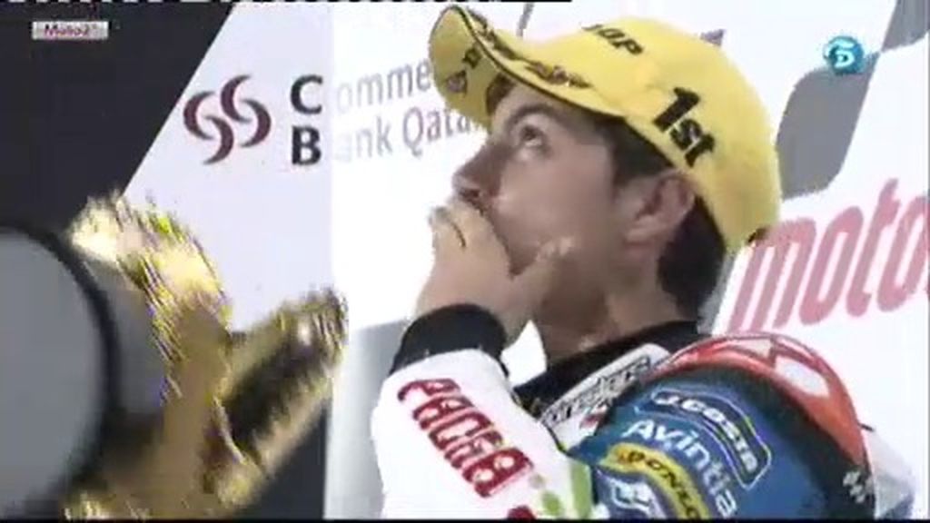 Maverick Viñales, campeón en Qatar