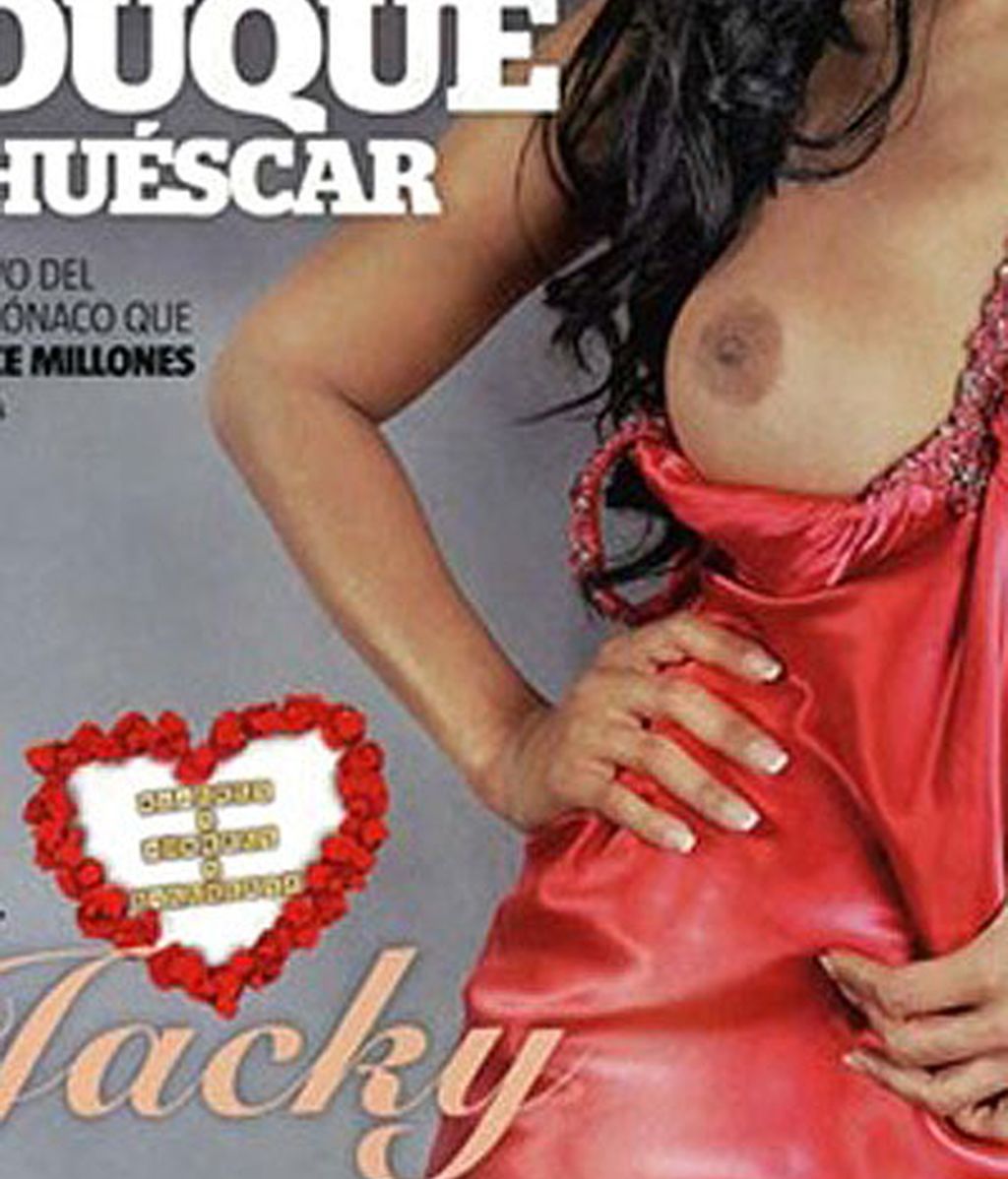 Jacqueline, pretendienta de Oliver, posa desnuda en Interviú