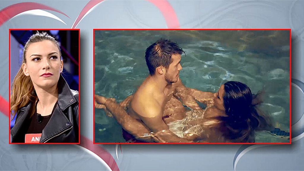 Xavi y Marina, en la piscina del amor