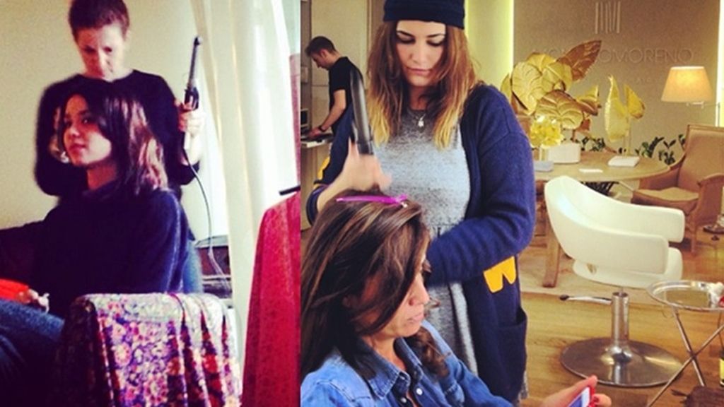Dafne Fernández y Elia Galera , cuestión de pelo