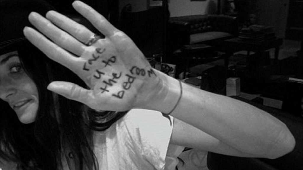 Los mensajes provocativos de Demi Moore y Ashton Kutcher