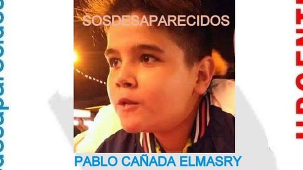 niño desaparecido, Pablo Cañada Elmasry