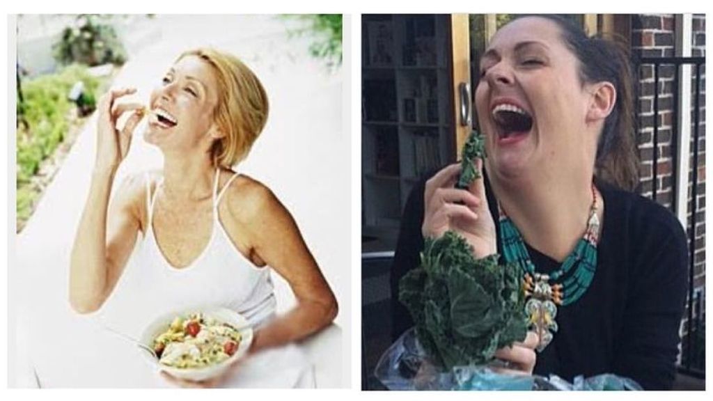 Las fotografías mientras se come, objetivo de burla de Celeste Barber