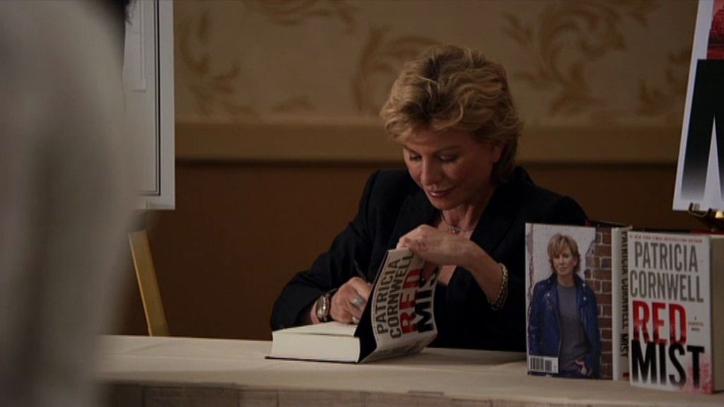 El cameo de Patricia Cornwell, en fotos