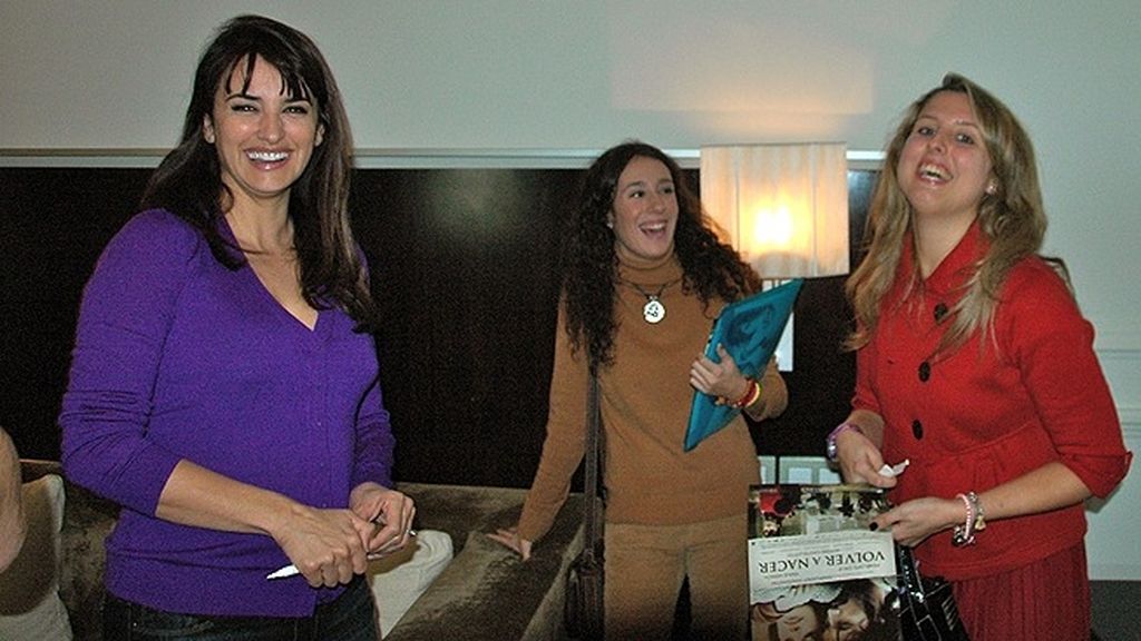 La actriz se mostró encantada junto a sus fans