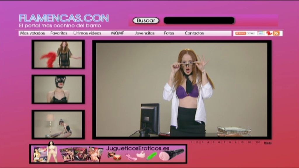 Lore enseña sus encantos a los internautas por un módico precio