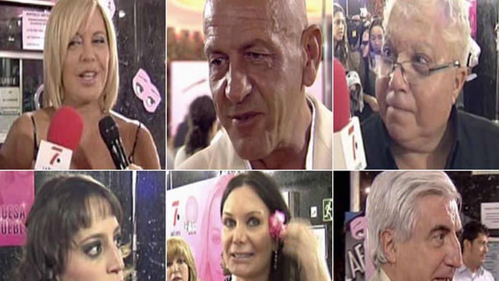 La alfombra 'rosa' de Belén Esteban La alfombra 'rosa' de Belén Esteban