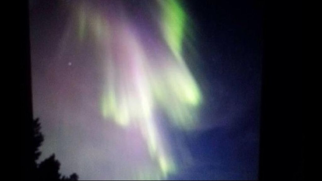 Espectacular 'lluvia' de auroras boreales