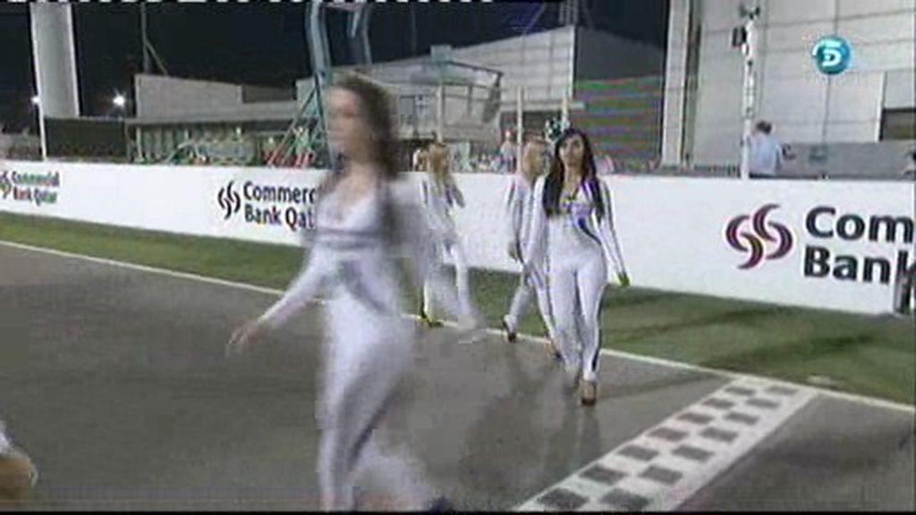 Bellezones en el paddock de Qatar