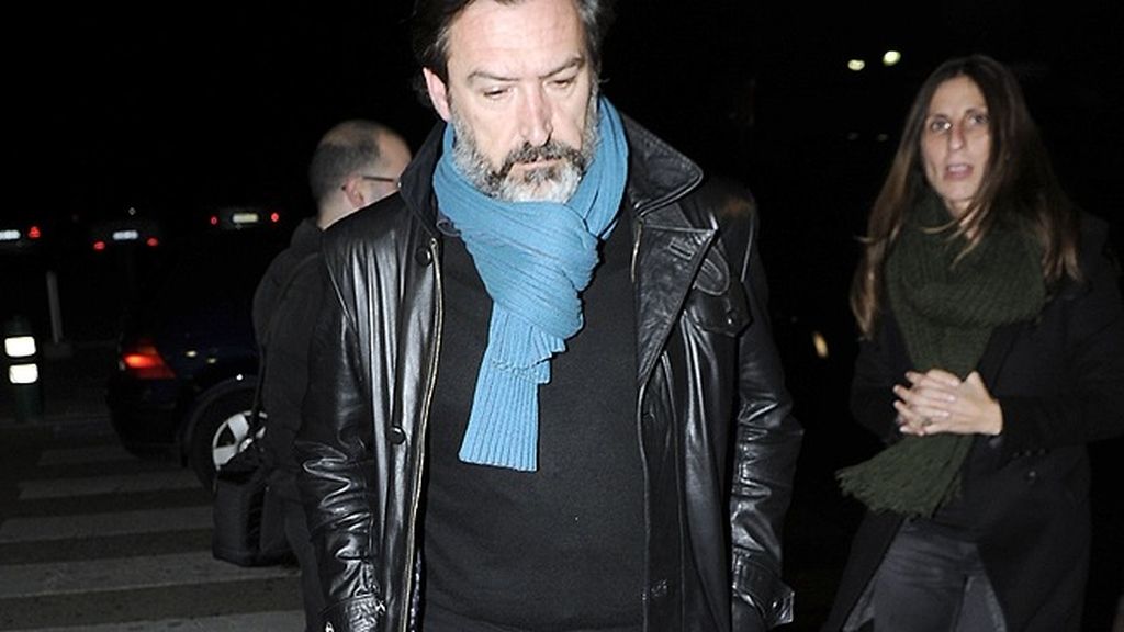 Ginés García Millán, en el tanatorio de Tres Cantos