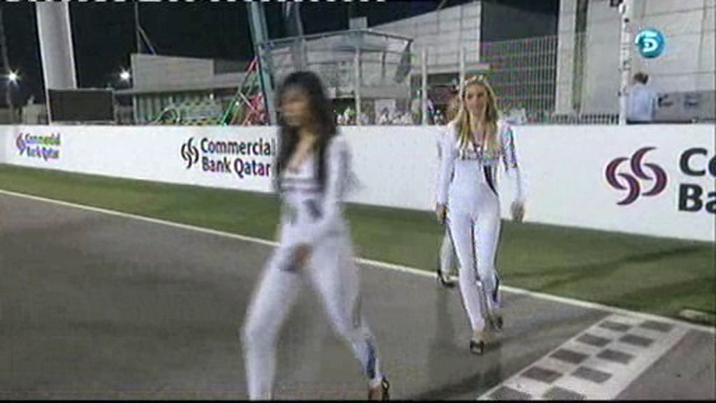 Bellezones en el paddock de Qatar