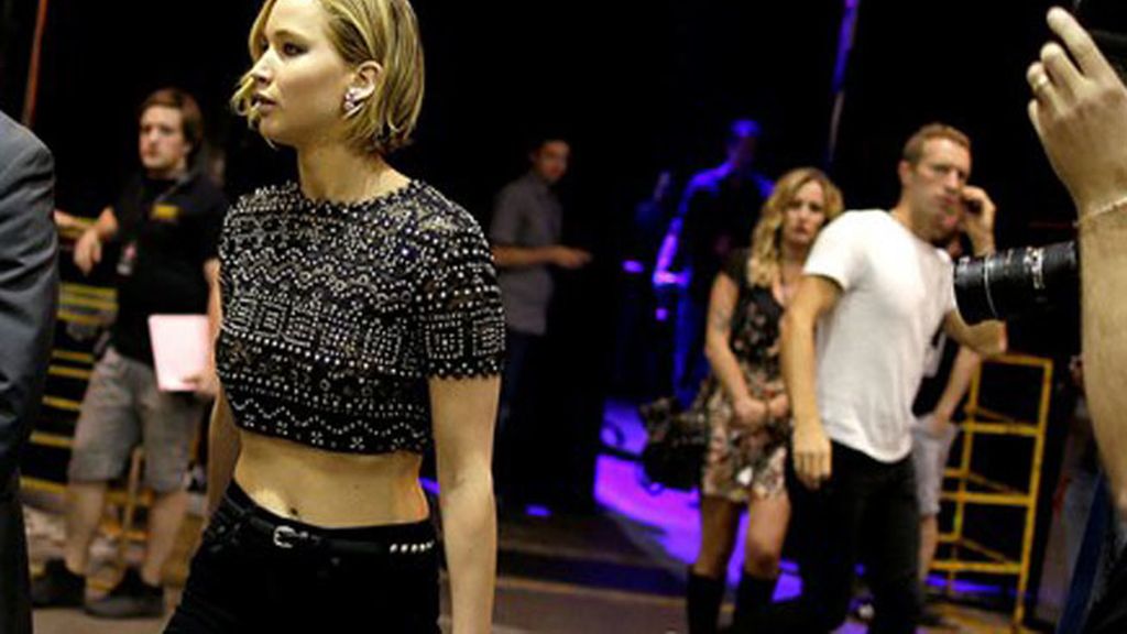 Jennifer Lawrence y Chris Martin