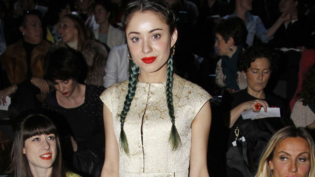 Miranda Makaroff en el desfile de Duyos