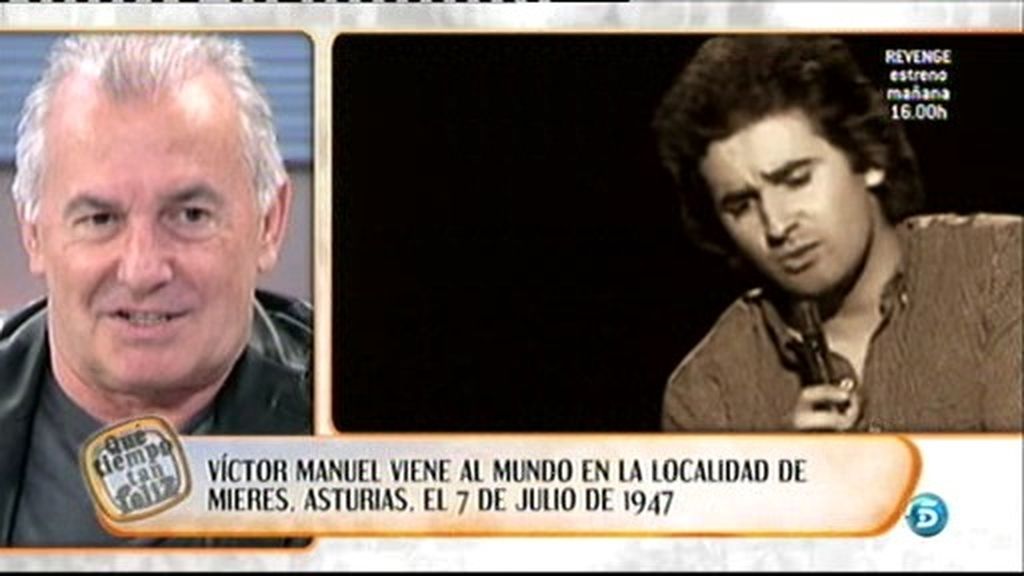 La carrera de Víctor Manuel, en imágenes