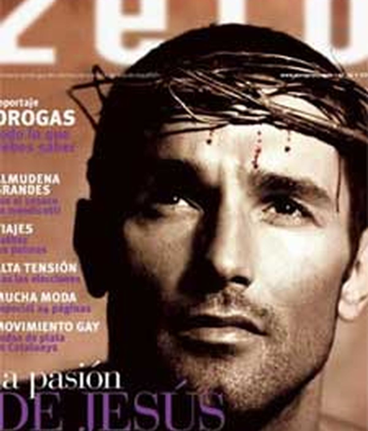 Jesús Vázquez en la portada de 'Zero'.