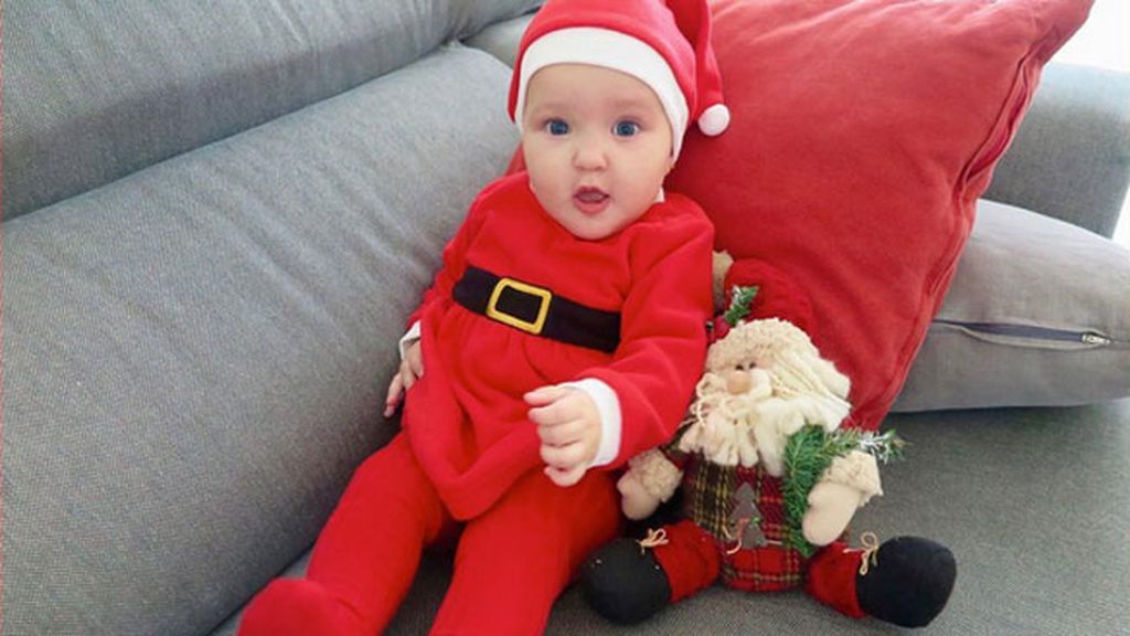 Matilda Suárez Costa estuvo bien preparada para su primera Navidad