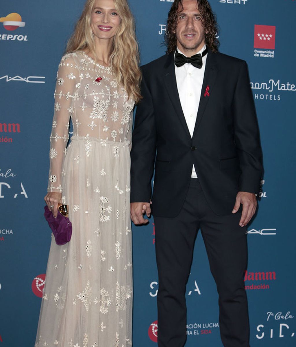 Vanesa Lorenzo y su marido Carles Puyol