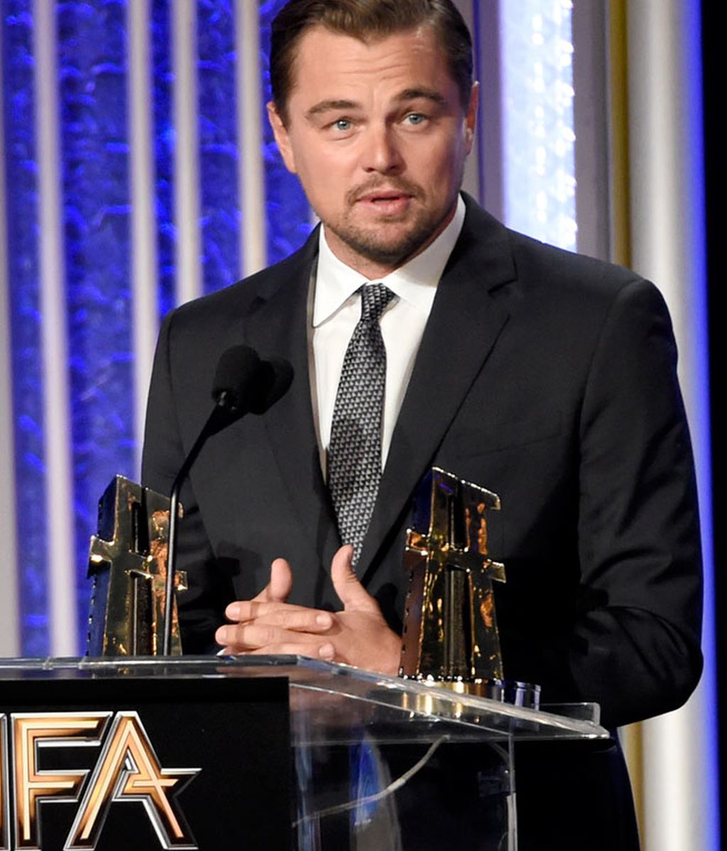 Leonardo Dicaprio recogió el premio al mejor documental por 'Before the blood'