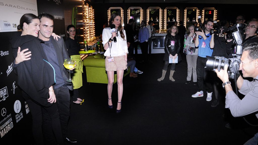 Ion Fiz y su querida Raquel Sánchez Silva ante los flashes de la prensa