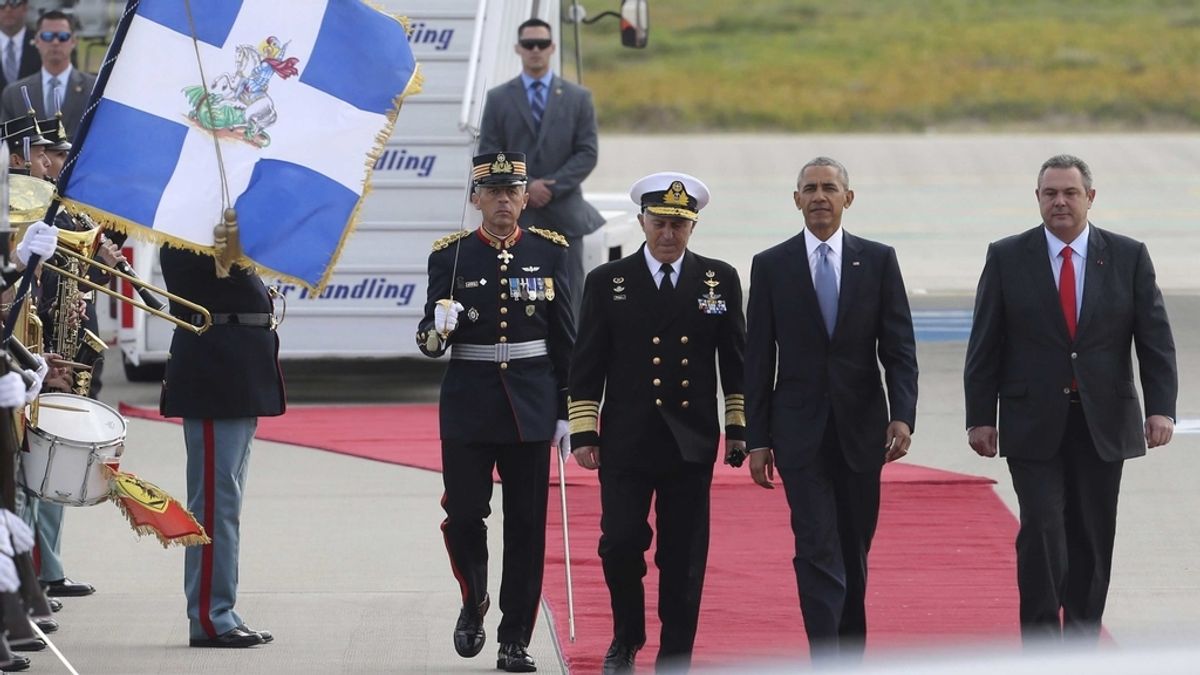 Obama visita Grecia