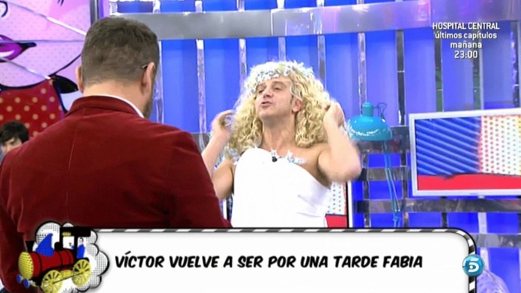 Fabia llega al plató de ‘Sálvame’