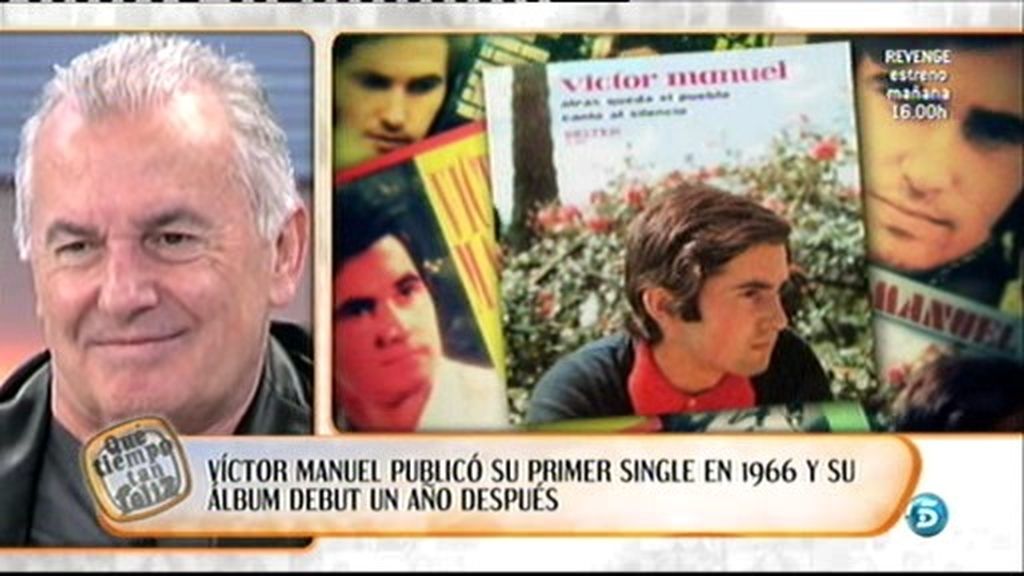 La carrera de Víctor Manuel, en imágenes