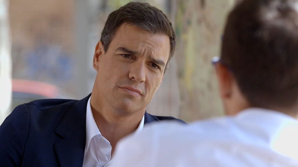 La charla con Pedro Sánchez, foto a foto