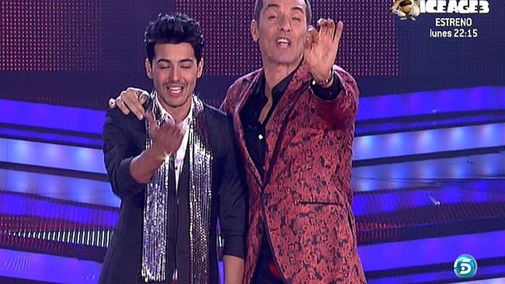El artista cantó 'Hoy tengo ganas de ti'